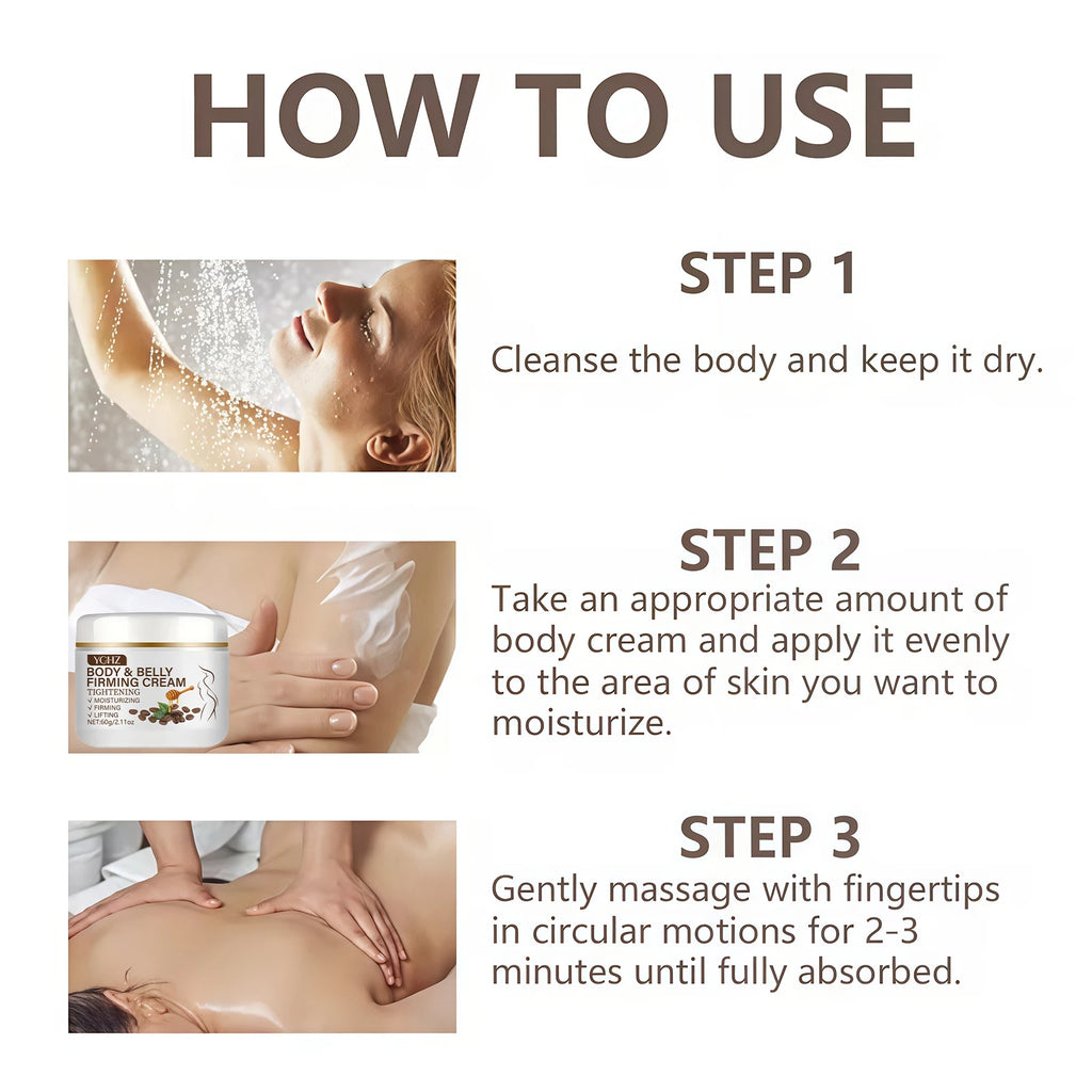 Caffeine Body Cream – Moisturizing & Firming | Coffee Seed Extract