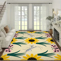 RAKKS Floral Tulip Non-Slip Washable Rug | Indoor Floor Mat