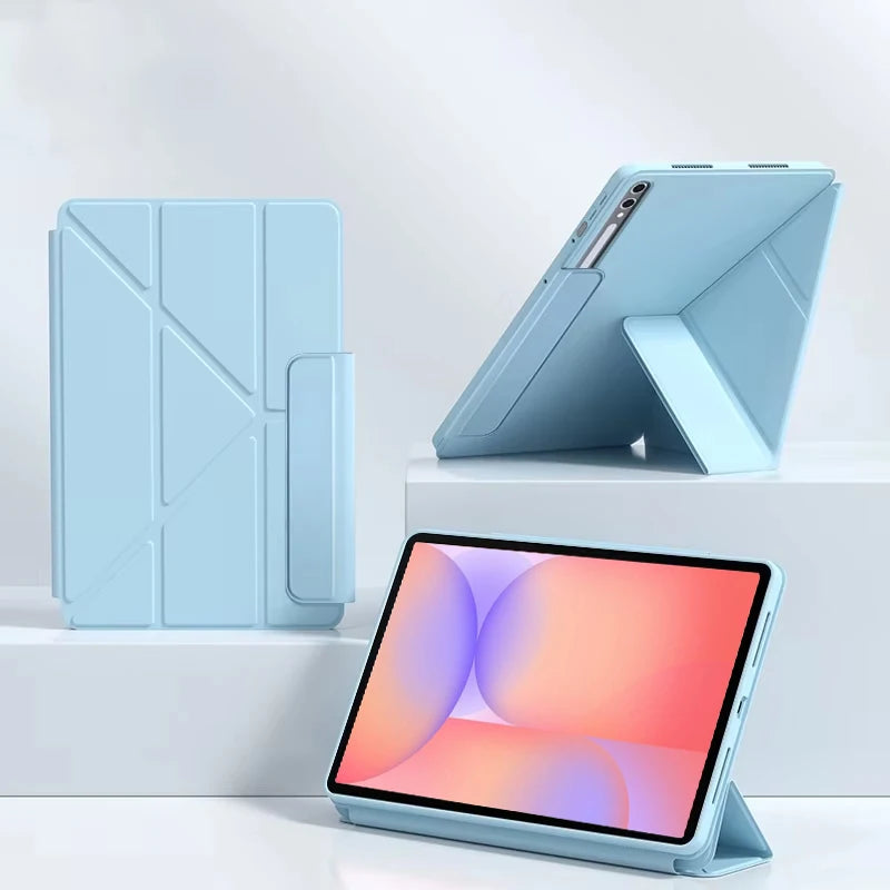 PU Leather Tri-Fold Stand Case – Samsung Galaxy Tab S10 Lite
