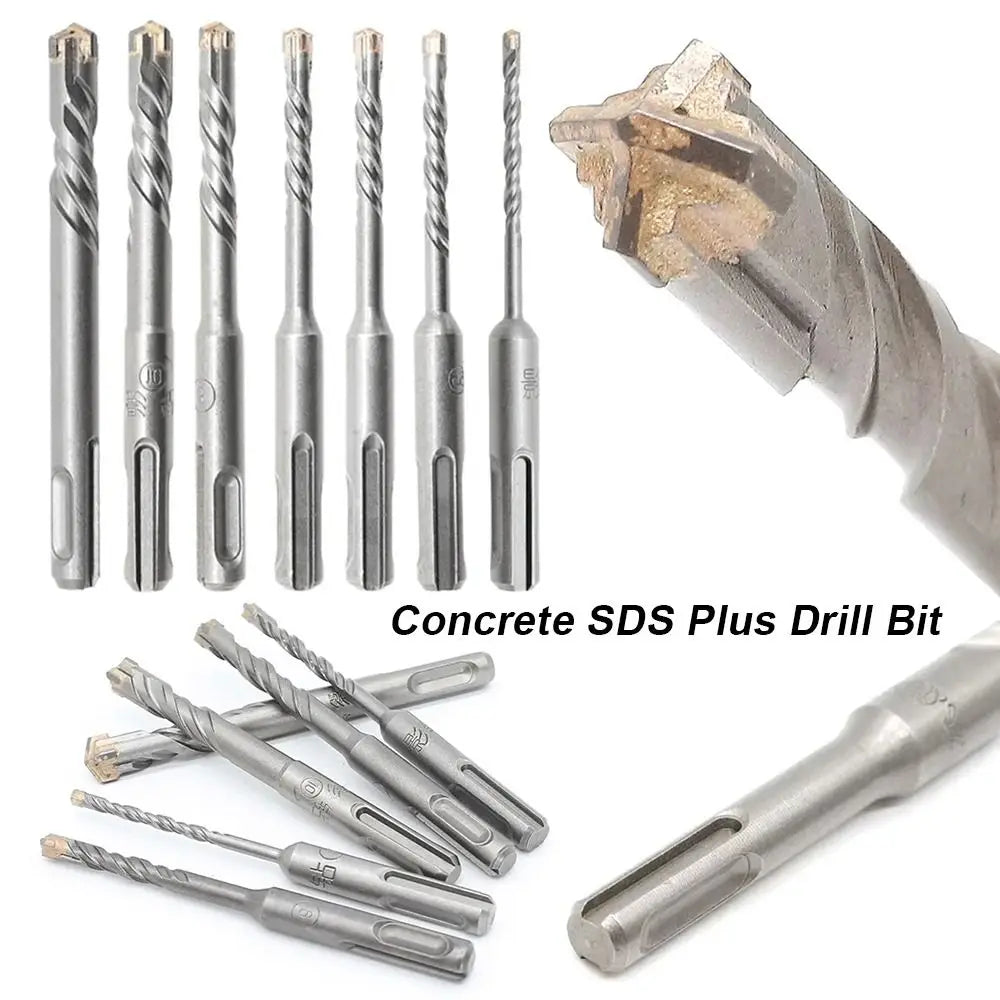 SDS Plus Cross Tip Masonry Drill Bit | 4 Cutter 4–12mm