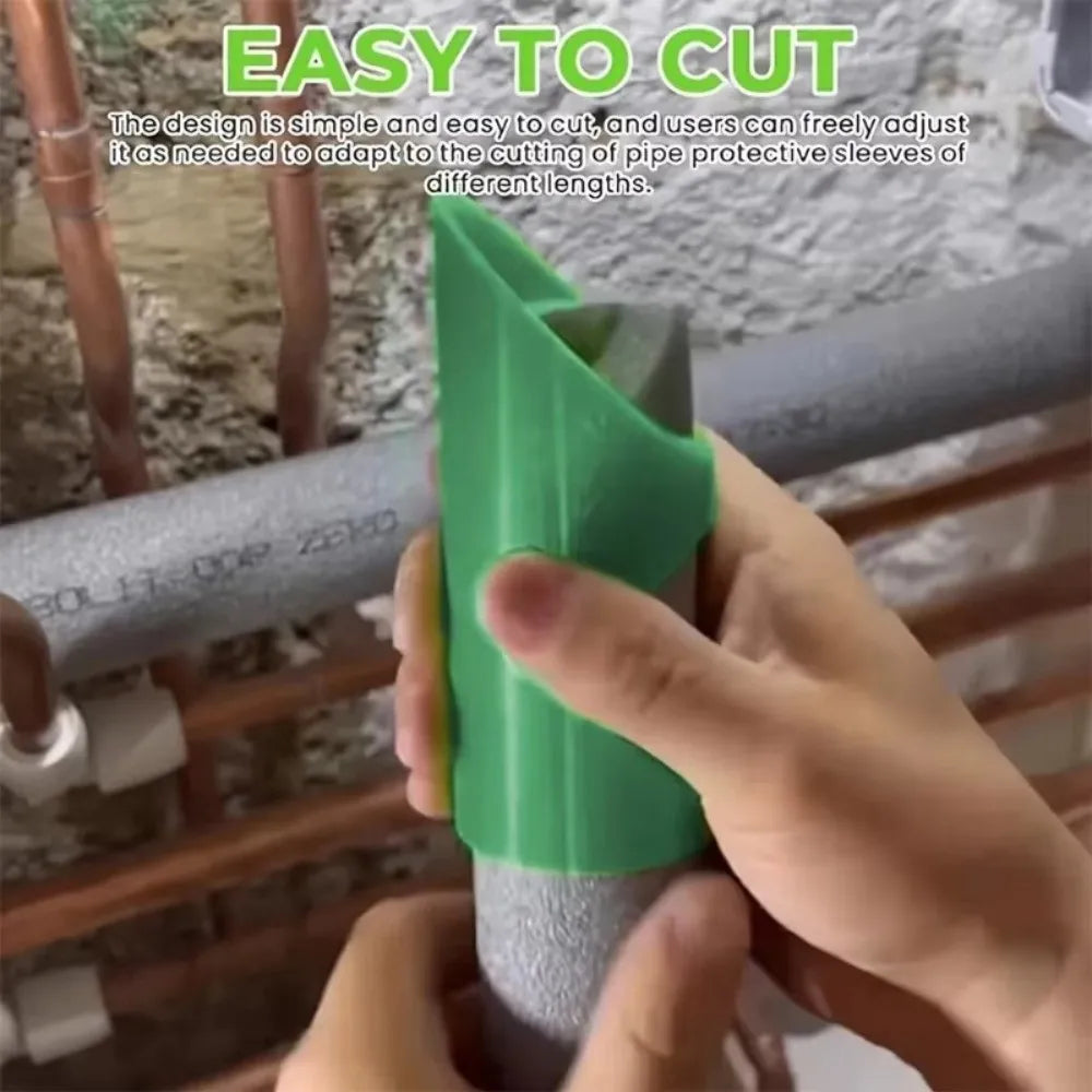 3-Piece Foam Pipe Insulation Cutting Fixture Set | Plastic Tool