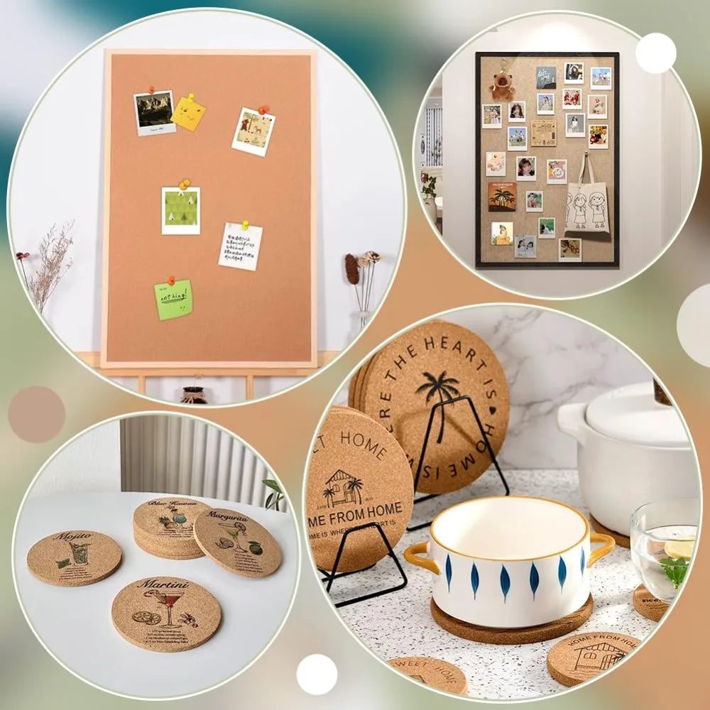 Self-Adhesive Cork Roll – Shelf Liner, Coasters & DIY Décor