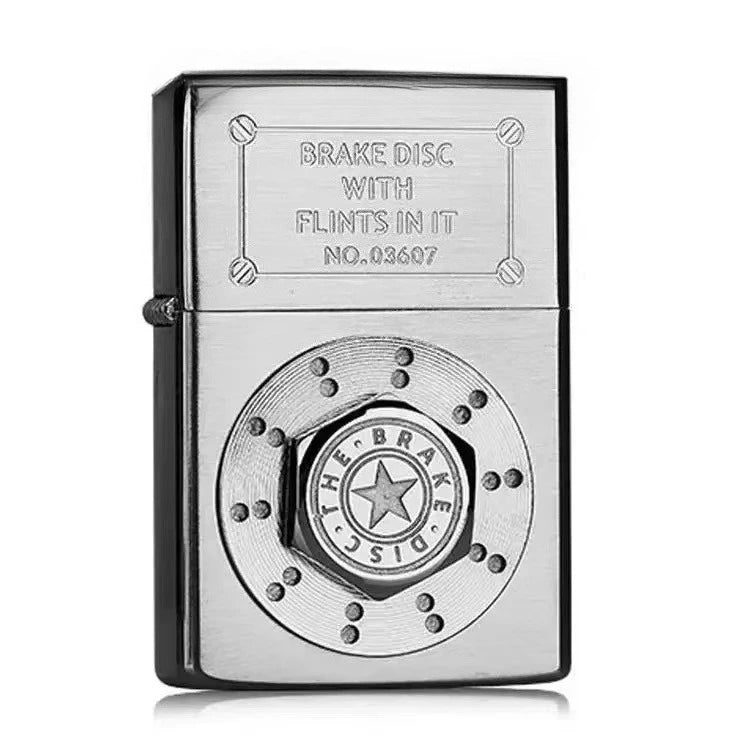 ZORRO Classic Carved Metal Fuel Lighter – Men's Gift