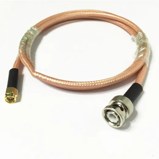 RG400 SMA Male to BNC Male 50 Ohm Low Loss RF Coaxial Cable
