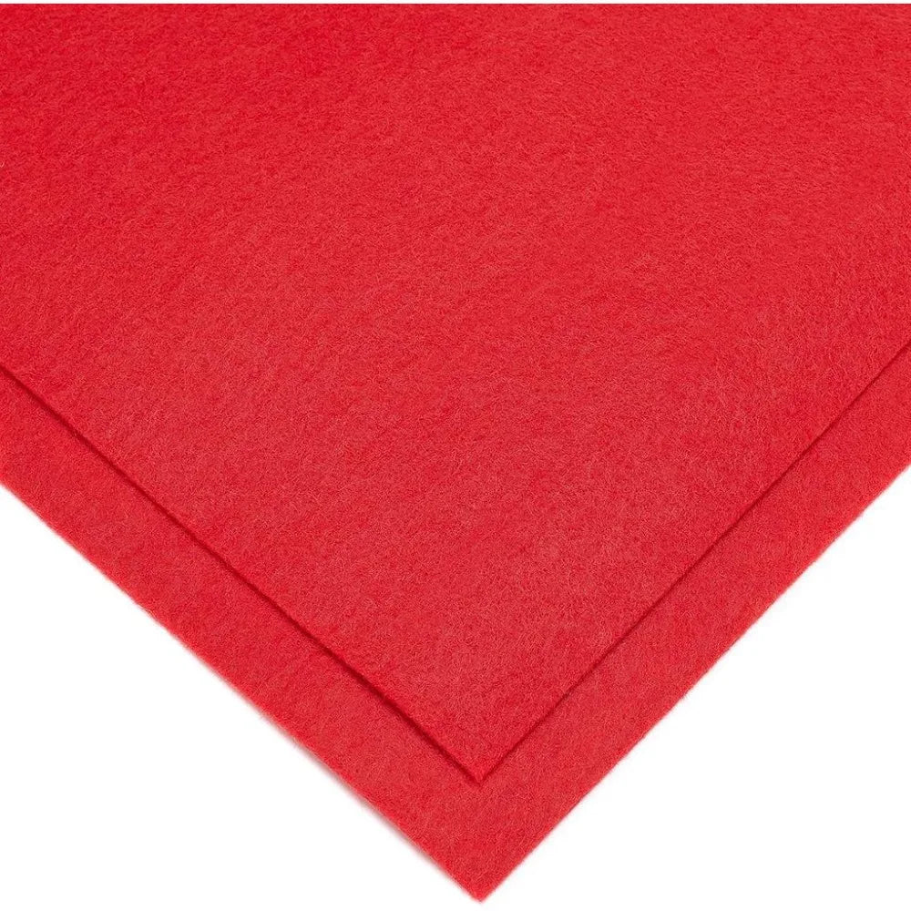Red Nonwoven Felt Fabric Roll 10FT x 15.75" | DIY Craft Sewing