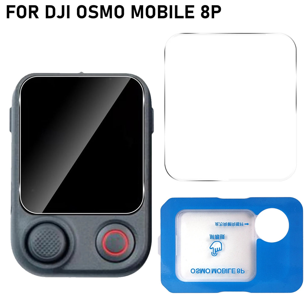 DJI Osmo Mobile 8P Screen Protector – Tempered Glass + Auto Kit