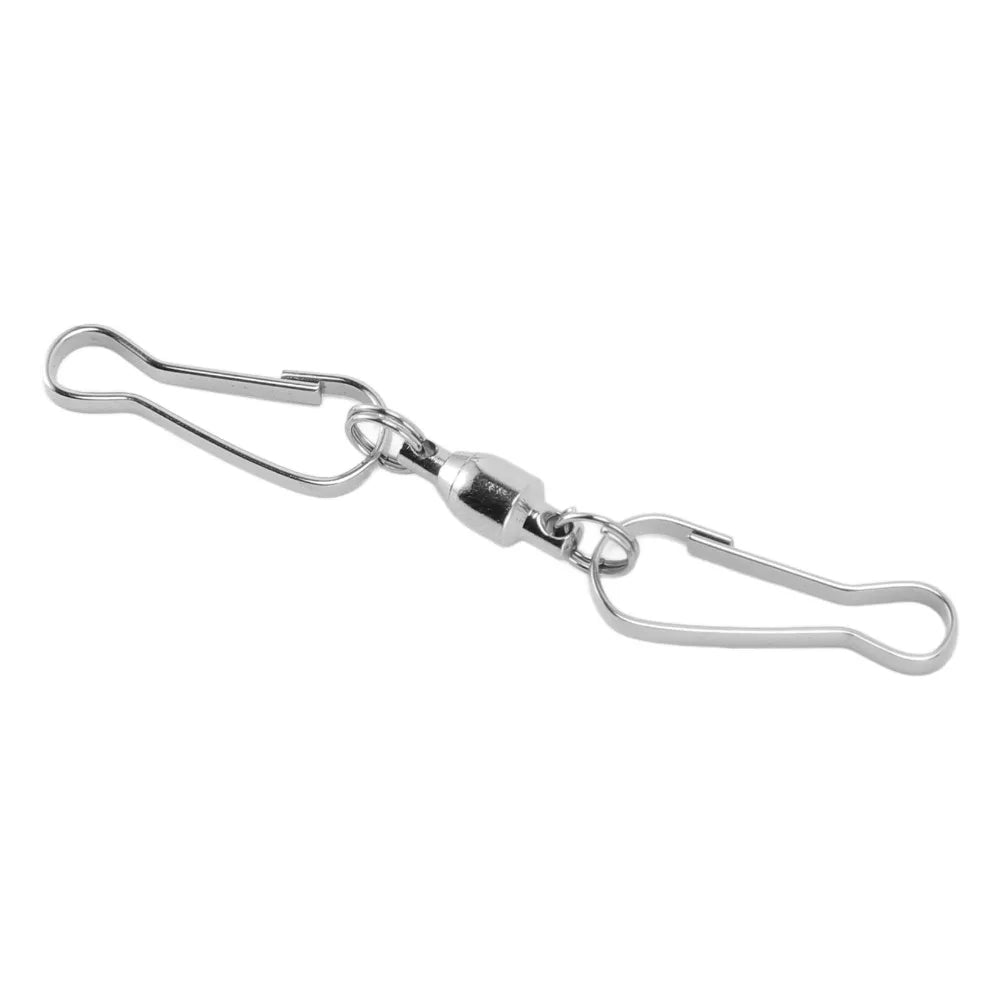 20-Pack Stainless Steel Windsock Clips | 70mm 360° Rotation Hooks