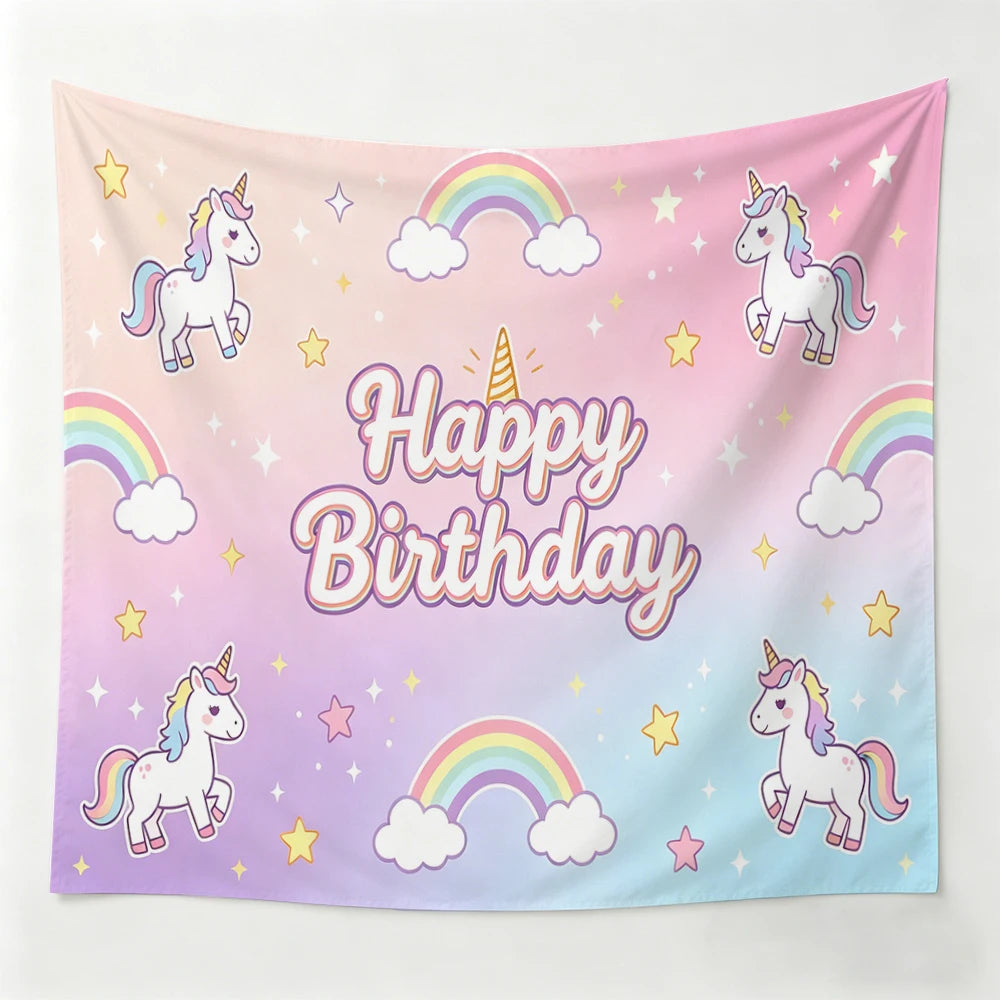 Golden Tulip Pearl Birthday Party Backdrop Hanging Cloth