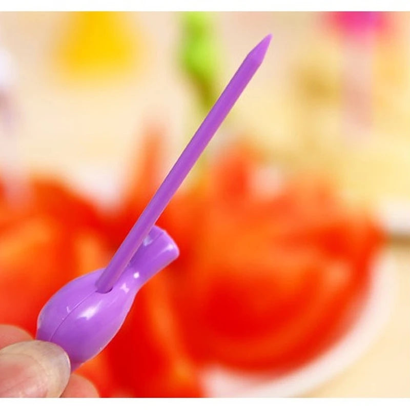 Bird Tree Fruit & Dessert Fork Set | 6 Bird Forks + Holder
