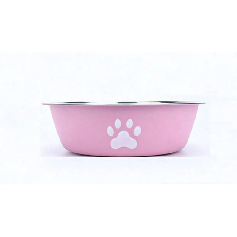 Stainless Steel Pet Bowl for Cats & Dogs | Anti-Slip Base