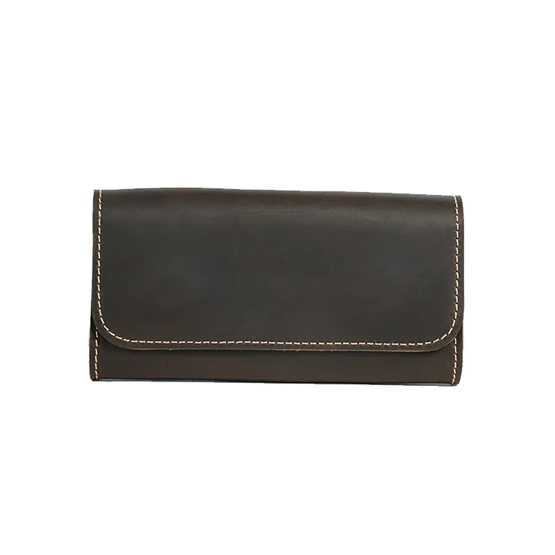 Men's Genuine Leather Waist Belt Bag – Slim Hip Fanny Pack