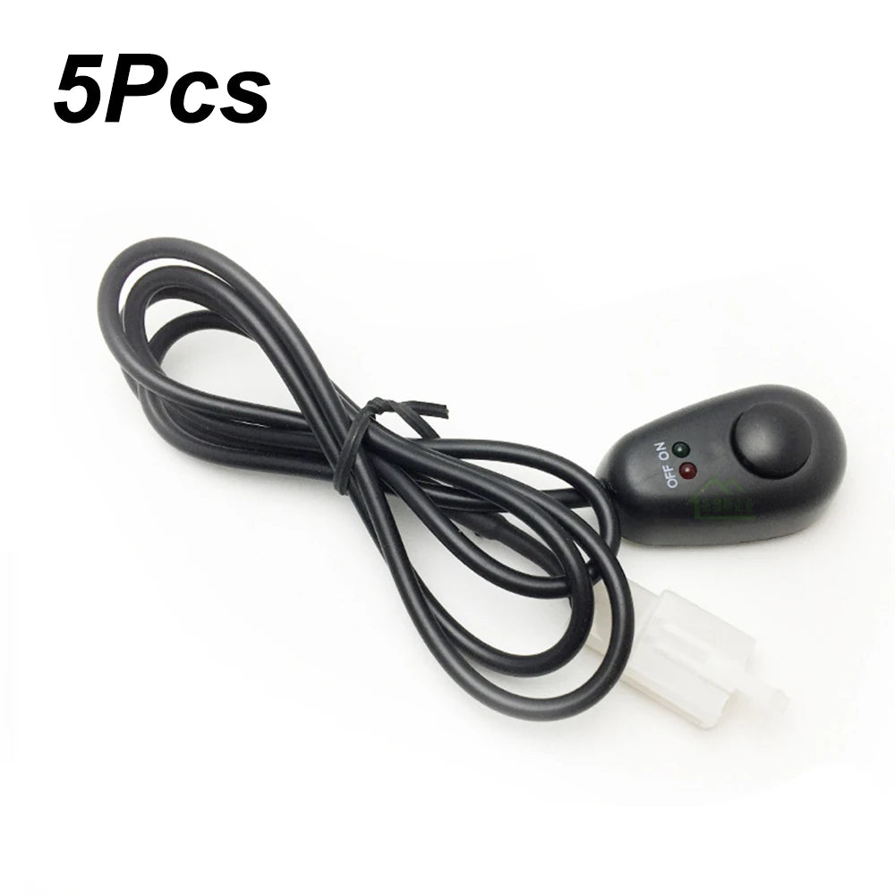 DC 12V Toggle Switch with Cable for Motorcycle & Car Lights