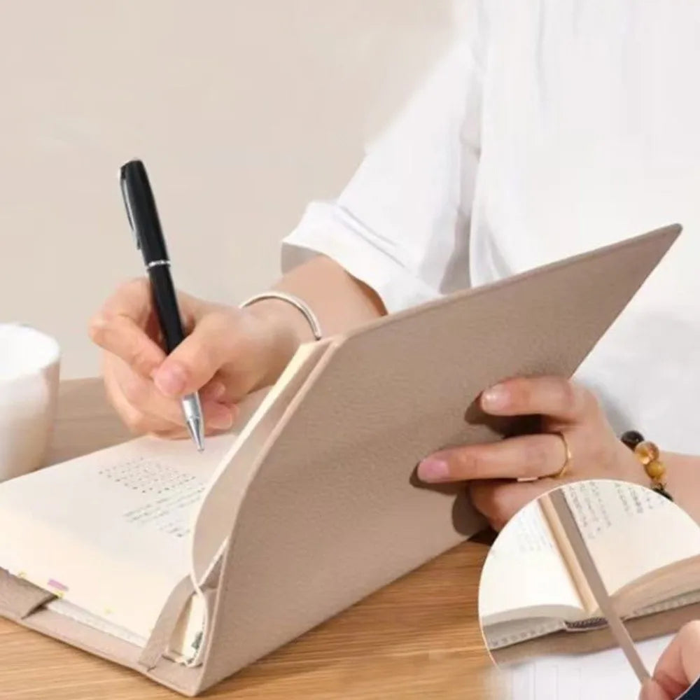 A5 PU Leather Notebook Cover – Replaceable Protective Sleeve