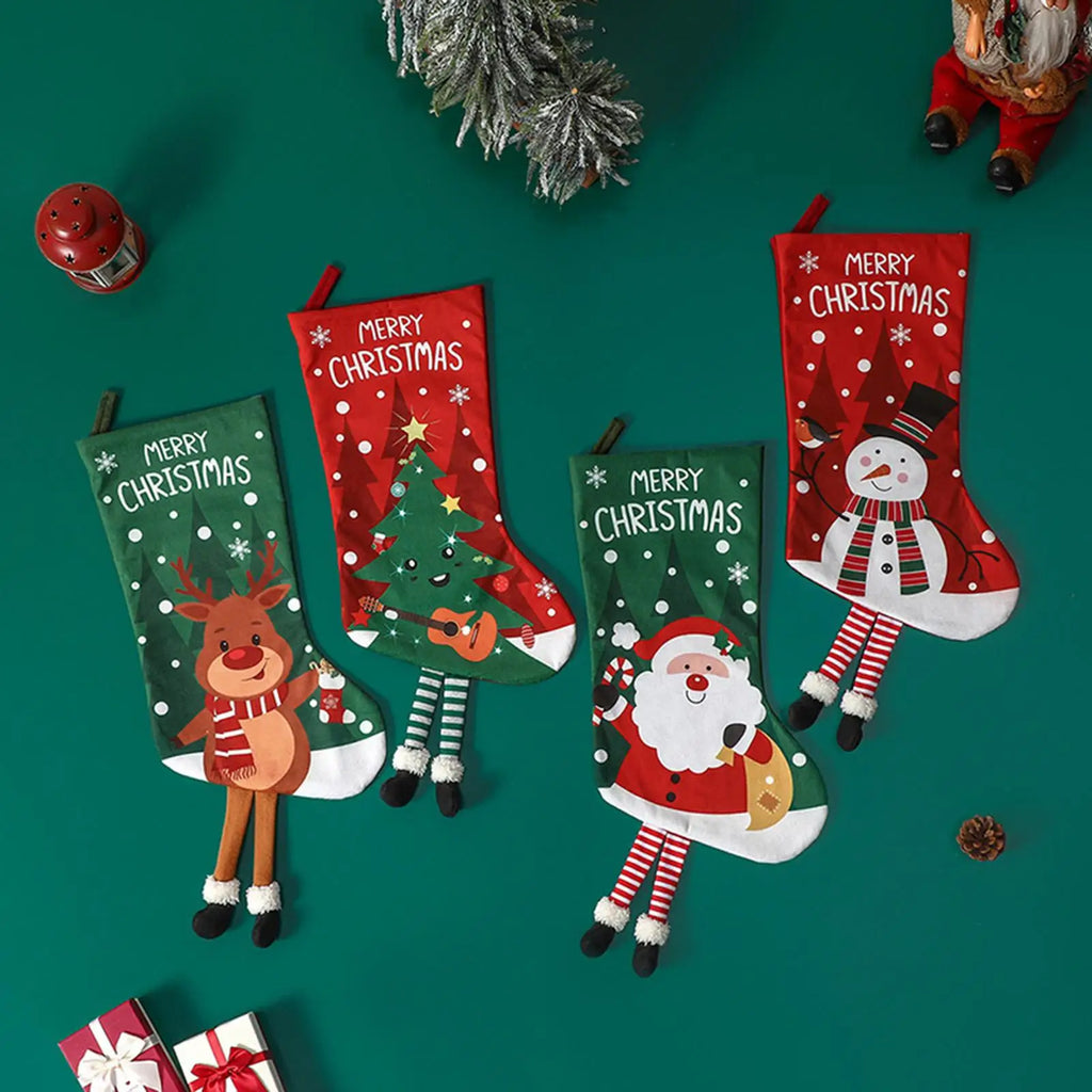 MagiDeal Christmas Stocking – Non-Woven Gift & Candy Holder