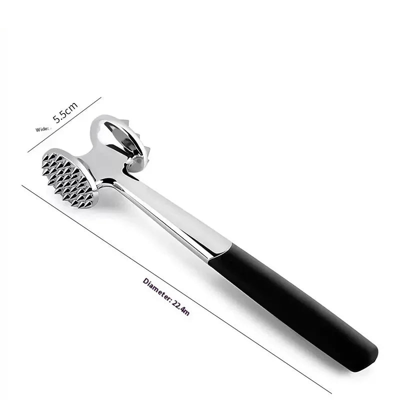 Double-Sided Meat Tenderizer Hammer – Zinc Alloy Mallet
