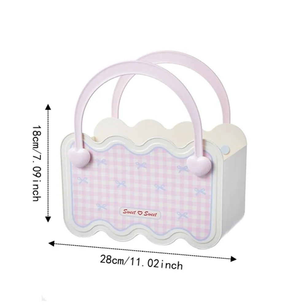 Heart-Shaped Stackable Shower Basket | Portable Bathroom Organizer