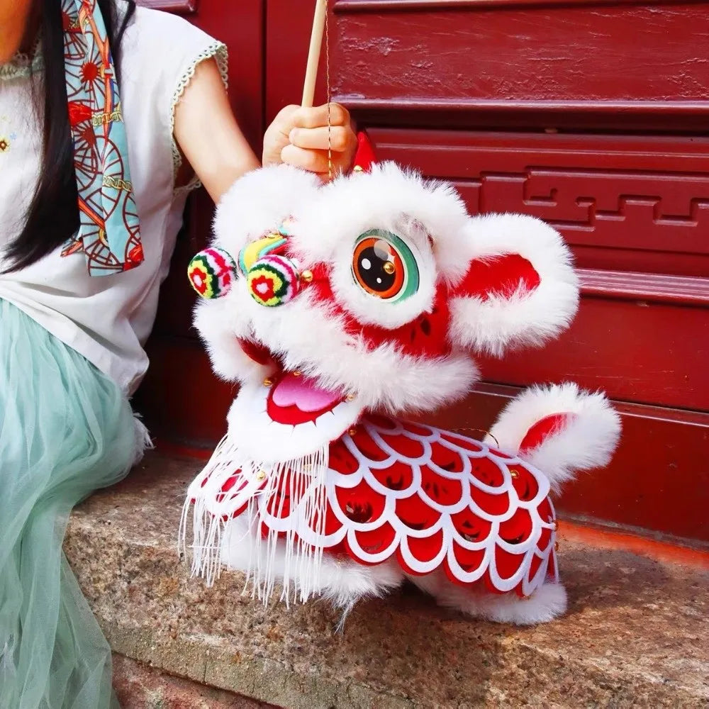 Lion Dance DIY Lantern Kit – Handheld New Year Festival Decor