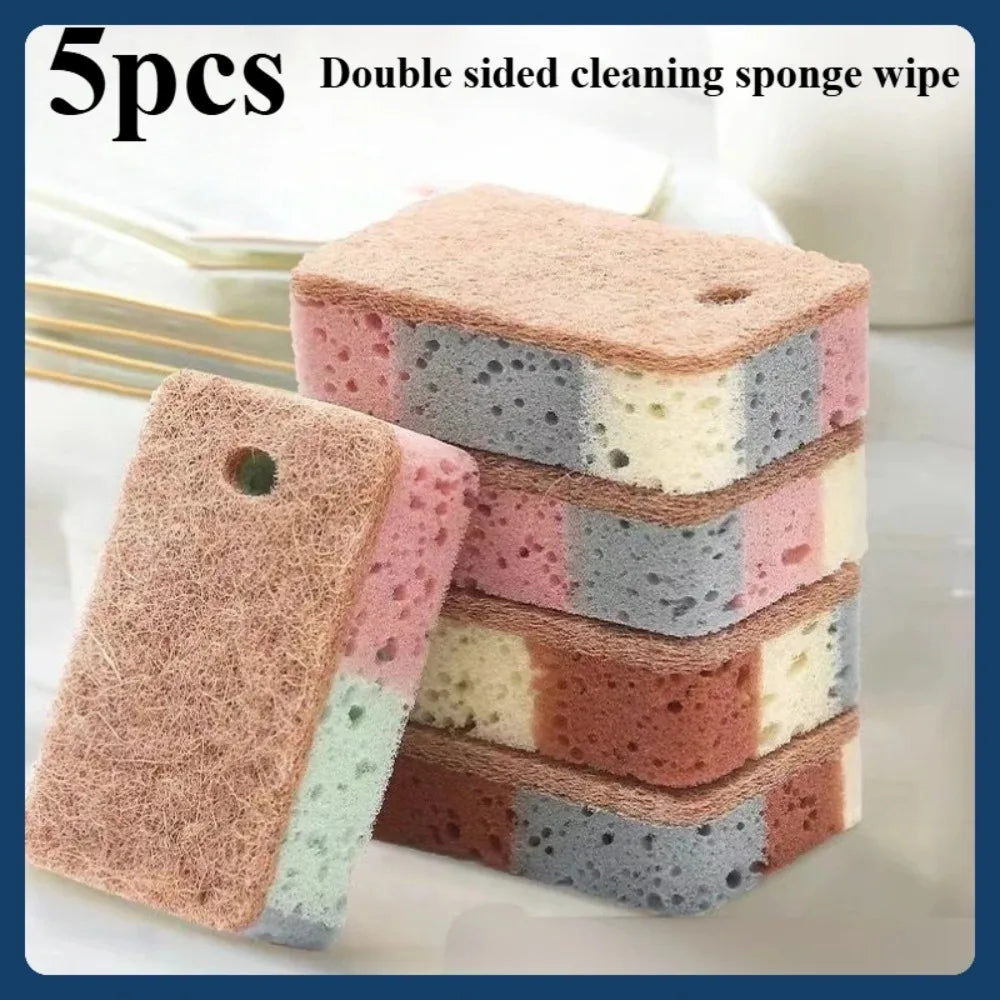 Eco-Friendly Wood Pulp Kitchen Sponge – Dishwashing Scrub Pad