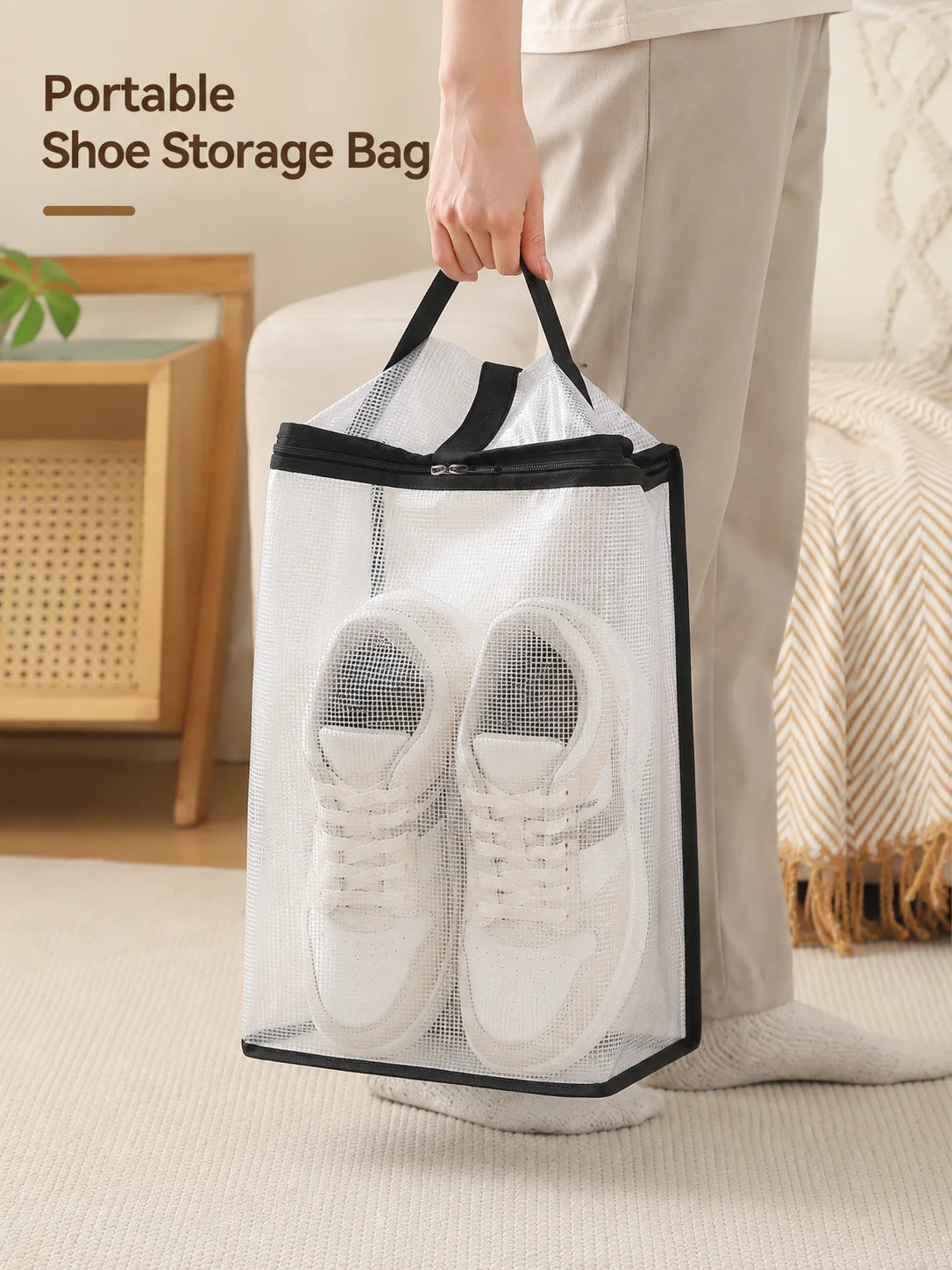 Sneaker Storage Hanging Bag – Travel Shoe Organizer