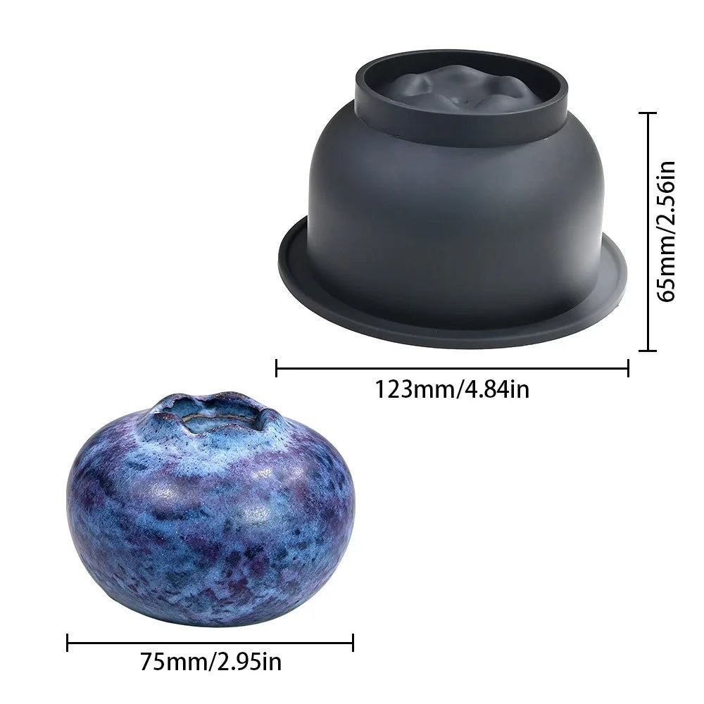 Food Grade Silicone Blueberry Mousse Cake Mold – Reusable