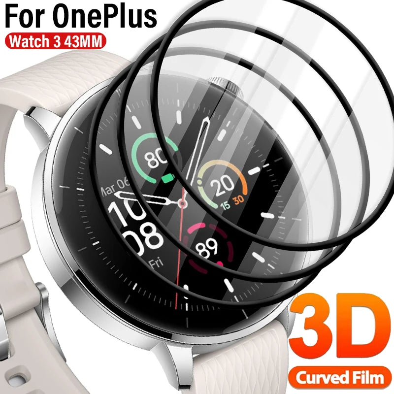 OnePlus Watch 3 43MM Flexible Screen Protector – Clear Film