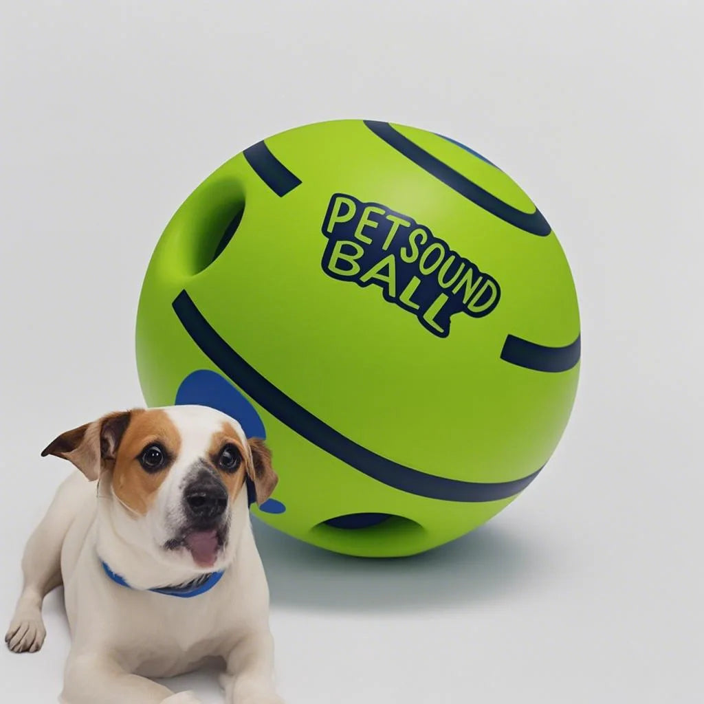 Interactive Giggle Ball – IQ Training & Mental Stimulation Dog Toy