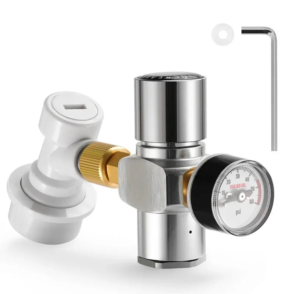 Mini Nitrogen Pressure Gauge 3/8 UNF Thread | N2 Gas Display