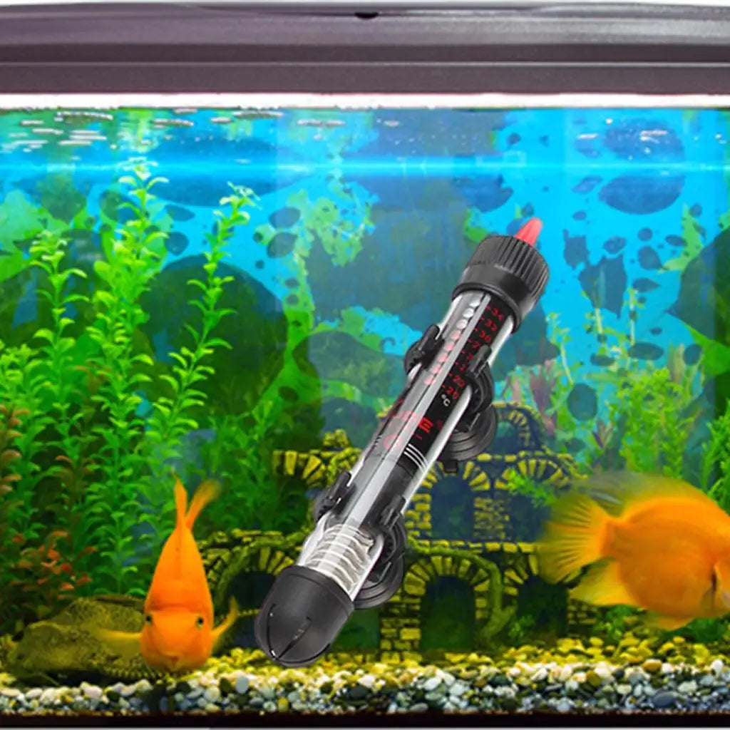 Glass Submersible Aquarium Heater – Adjustable 25W–300W Thermostat