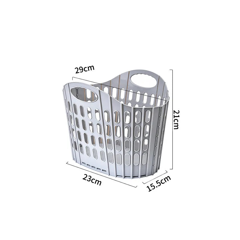 Foldable Laundry Basket – Handheld Bedroom & Bathroom Bin