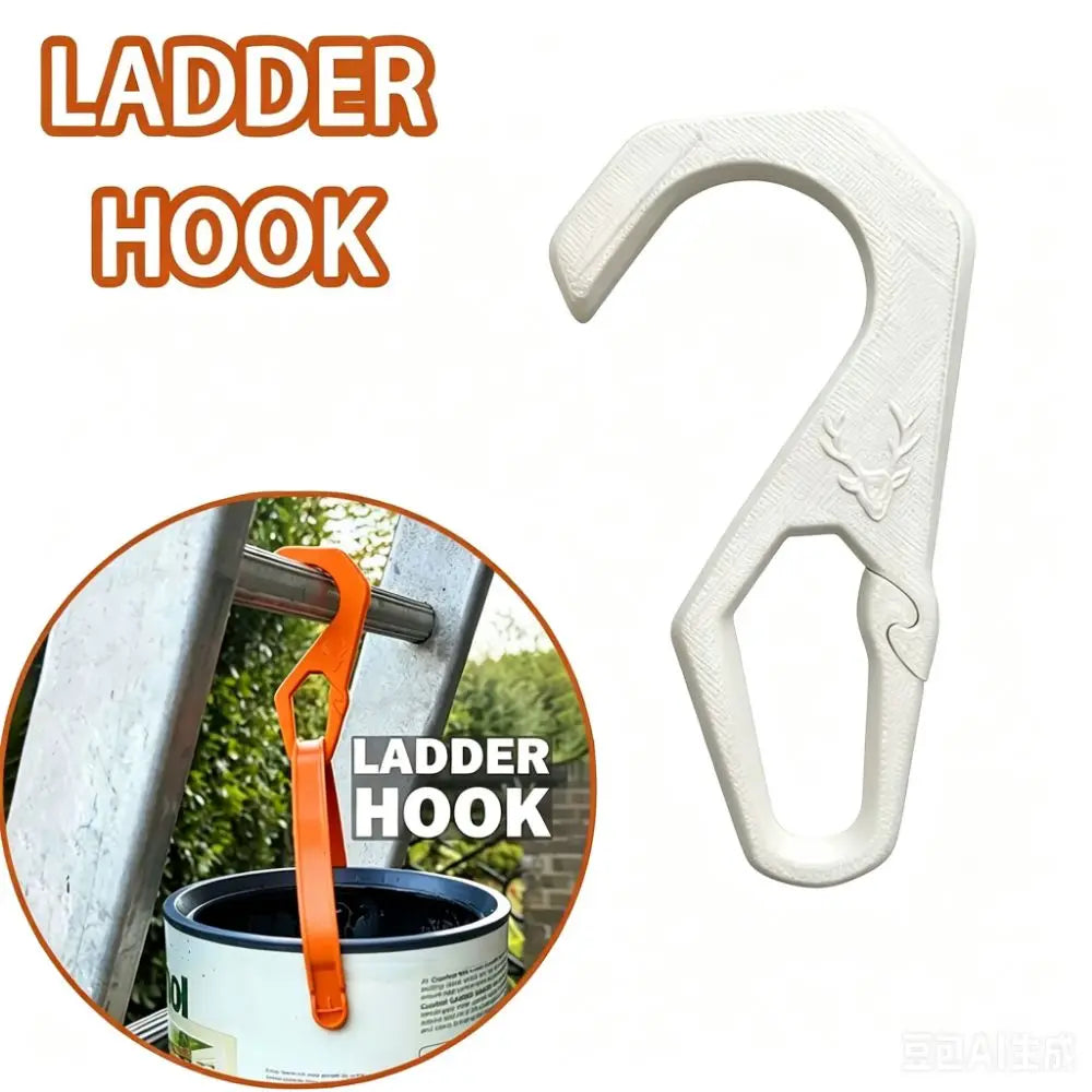 Multi-Purpose Ladder Hook with Buckle | ABS Plastic, Multicolor