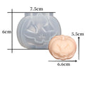 Skull & Pumpkin Silicone Candle Mold | Halloween DIY Craft