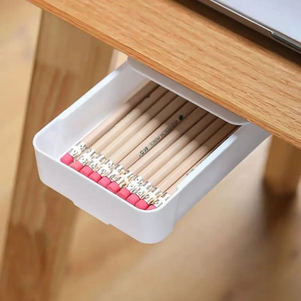 Self-Adhesive Under-Desk Drawer | Hidden Storage Organizer