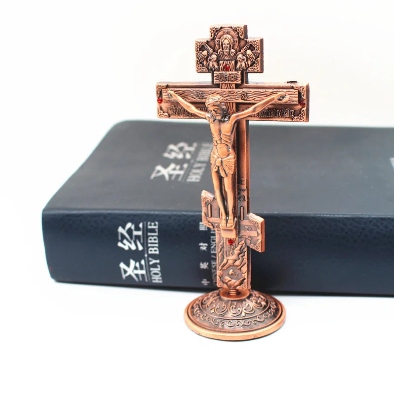 Orthodox Cross Metal Decoration – Christian Home & Church Décor