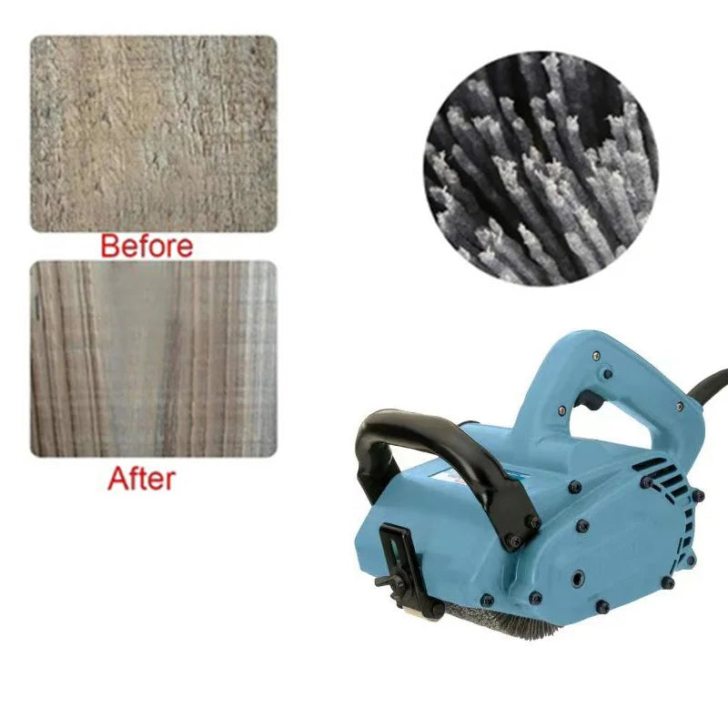 Nylon Wire Brush Wheel 100×120×13mm | 9741 Sander P80–P600