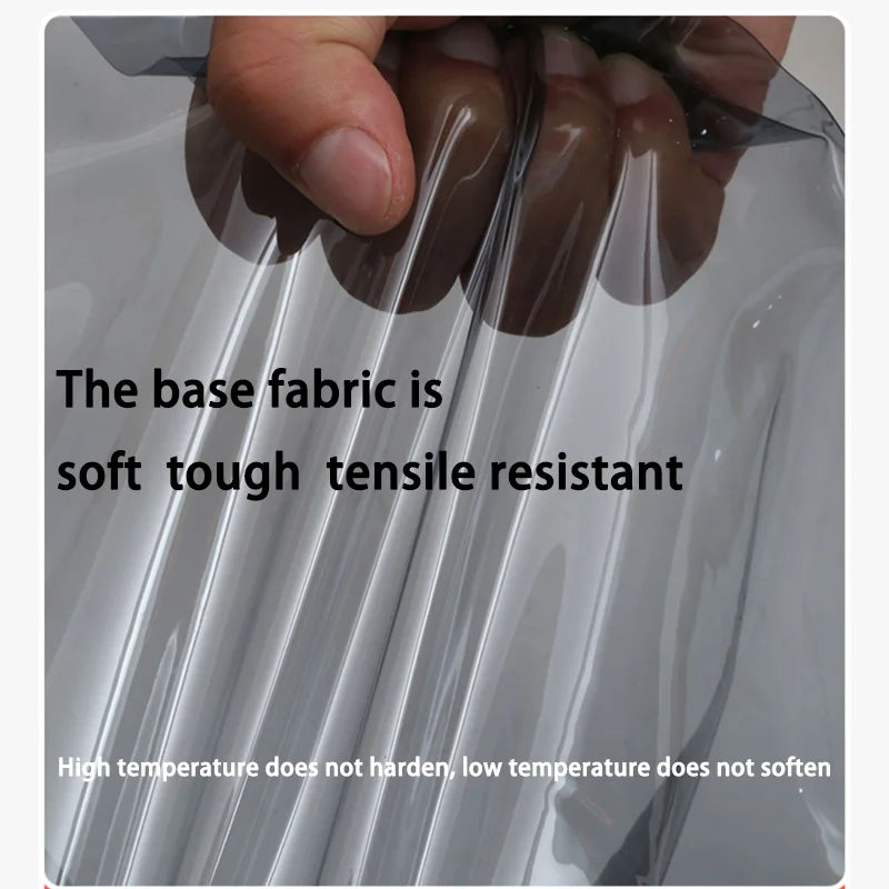 Semi-Transparent PVC Waterproof Tarpaulin Garden Canopy Cover