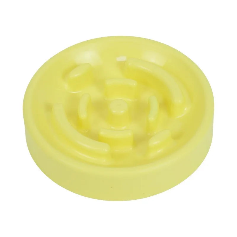 Slow Feeder Dog Bowl – Anti-Choke Round Pet Food Bowl