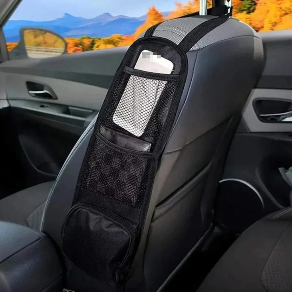 Car Seat Side Organizer – Mesh Pocket Storage Bag
