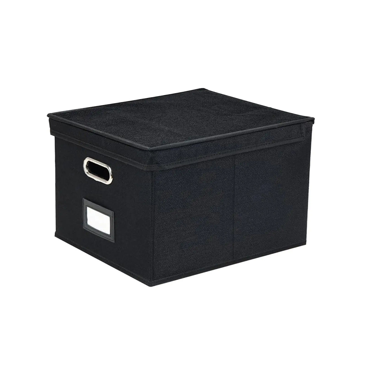 Foldable Cloth Storage Bin with Lid & Handle | Home Organizer