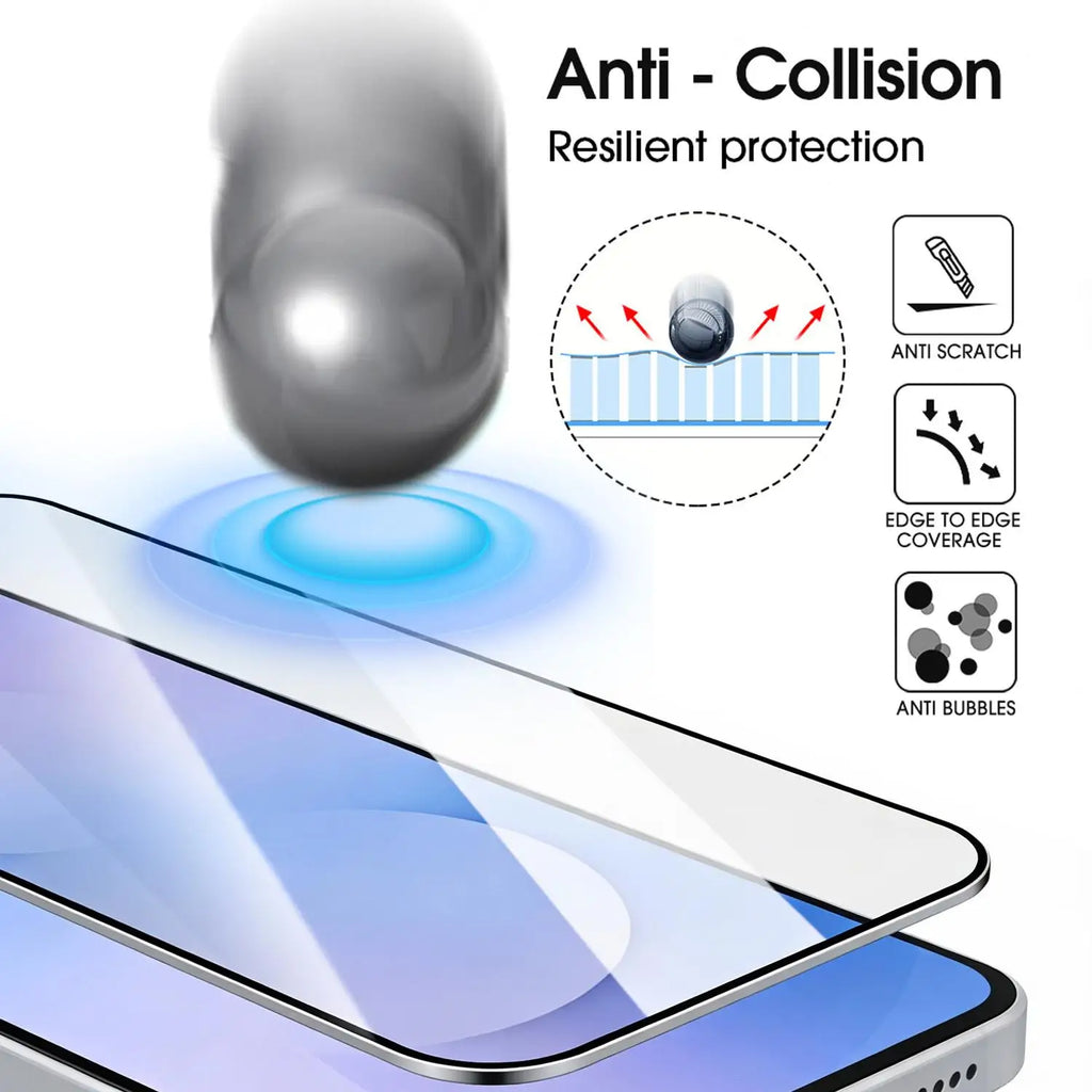 6-in-1 Samsung Galaxy S25 FE Tempered Glass Screen & Lens Guard