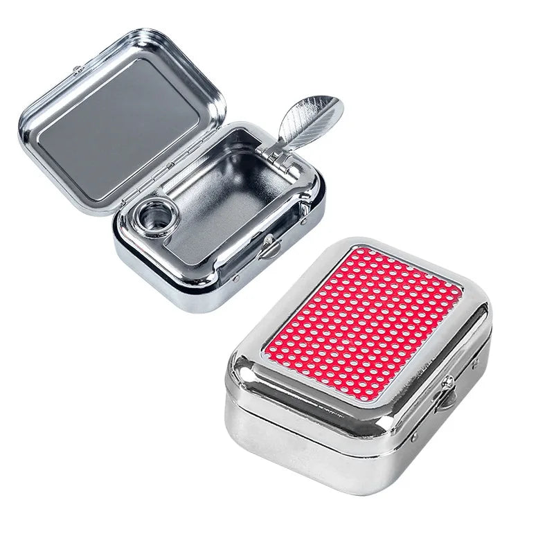 Mini Pocket Ashtray – Portable Colorful Metal | NIFTY