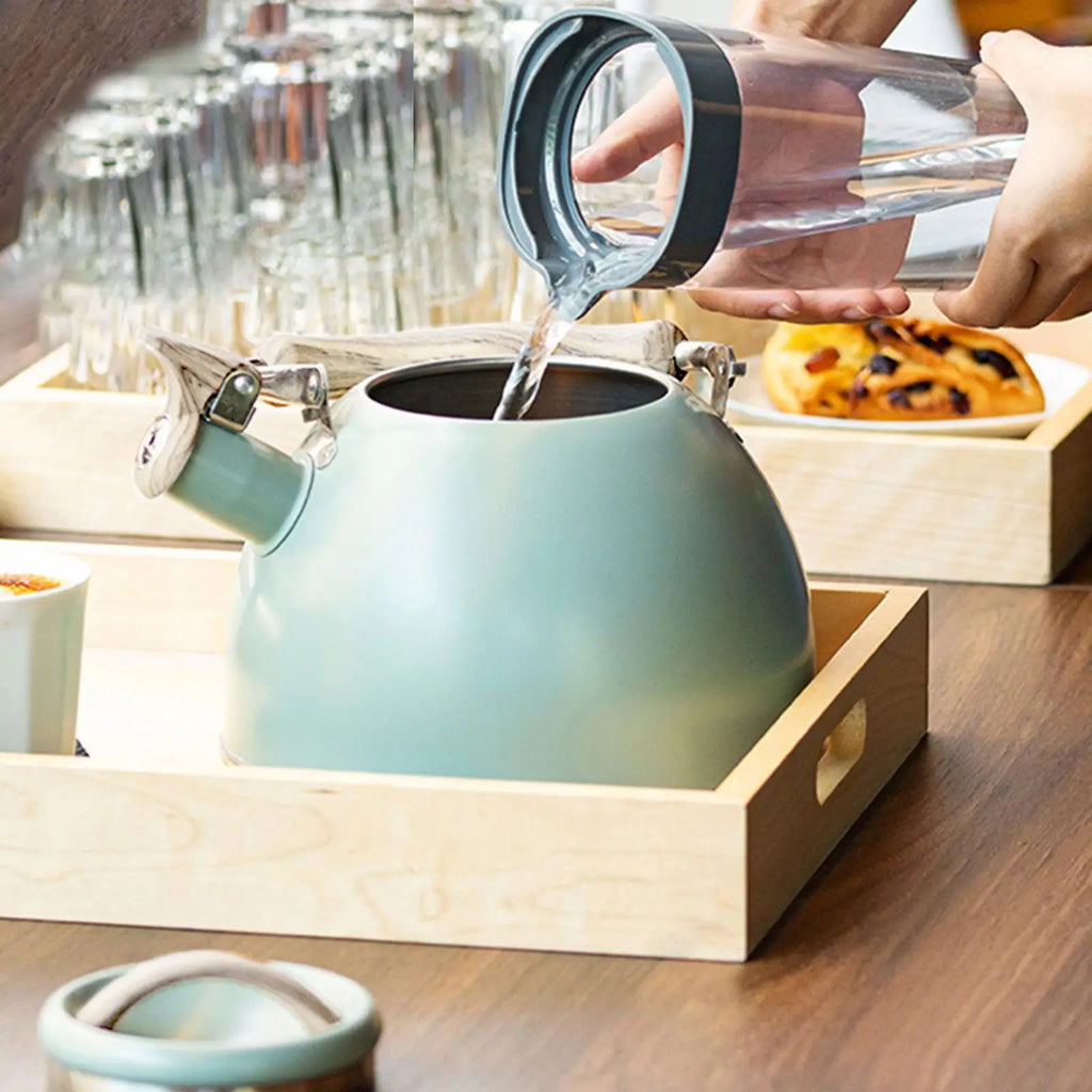 3L Stainless Steel Whistling Stovetop Kettle – Camping & Home