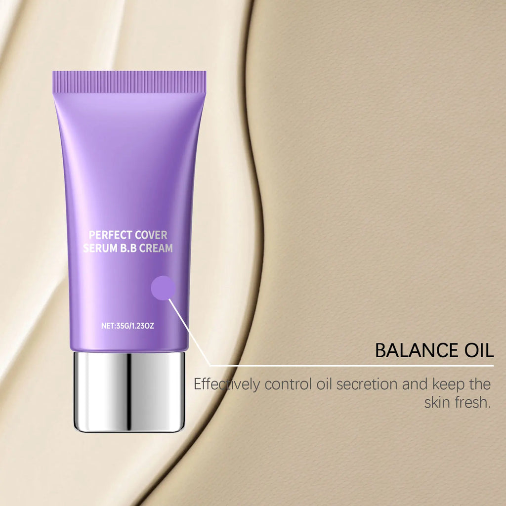 Moisturizing BB Cream Concealer | Oil Control Brightening Foundation
