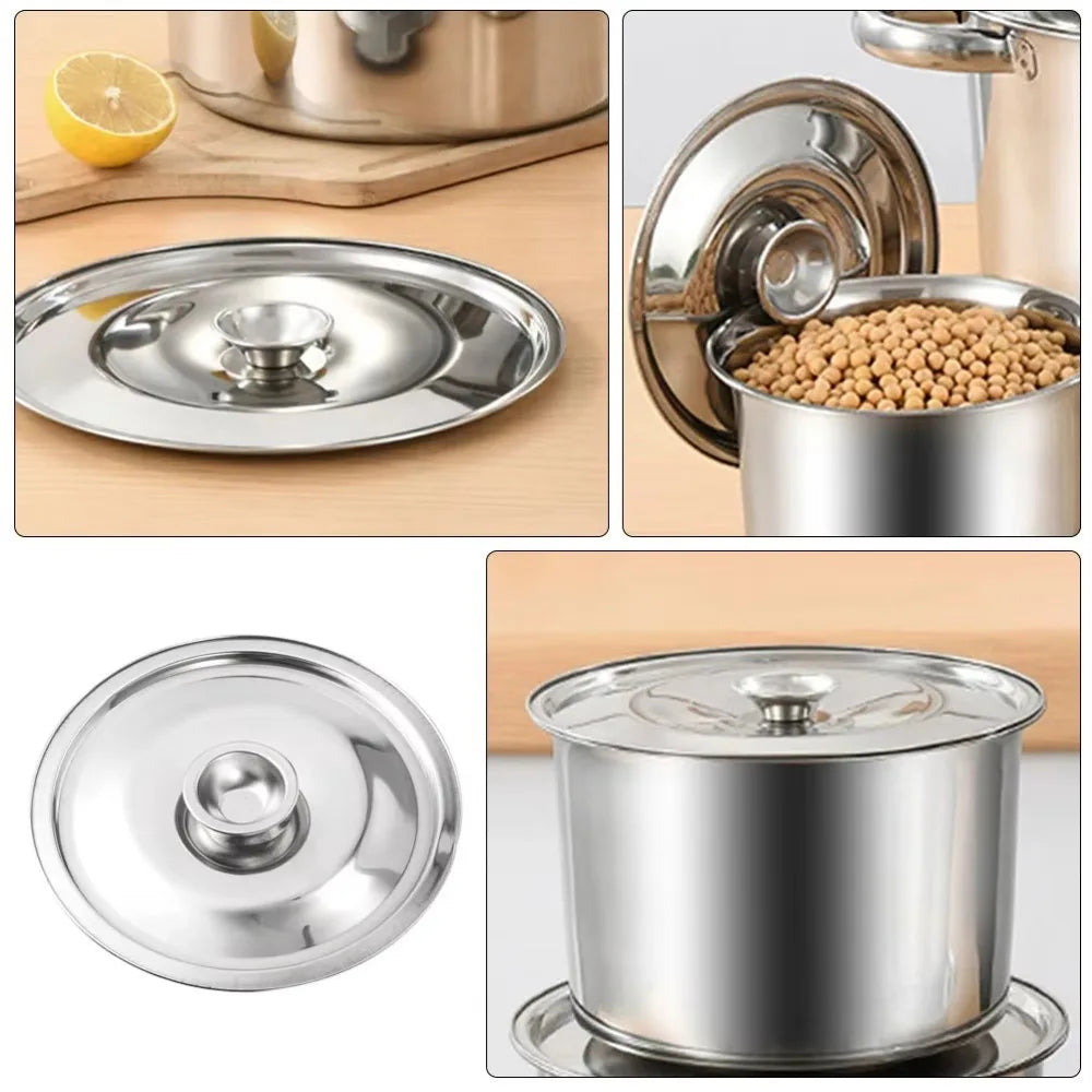 Stainless Steel Round Pot Lid – Universal 10–24cm Cover