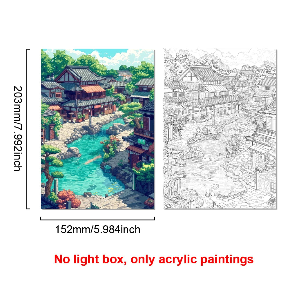 Tokyo Japan LED Light Painting – 2-in-1 Wall & Desk Lamp