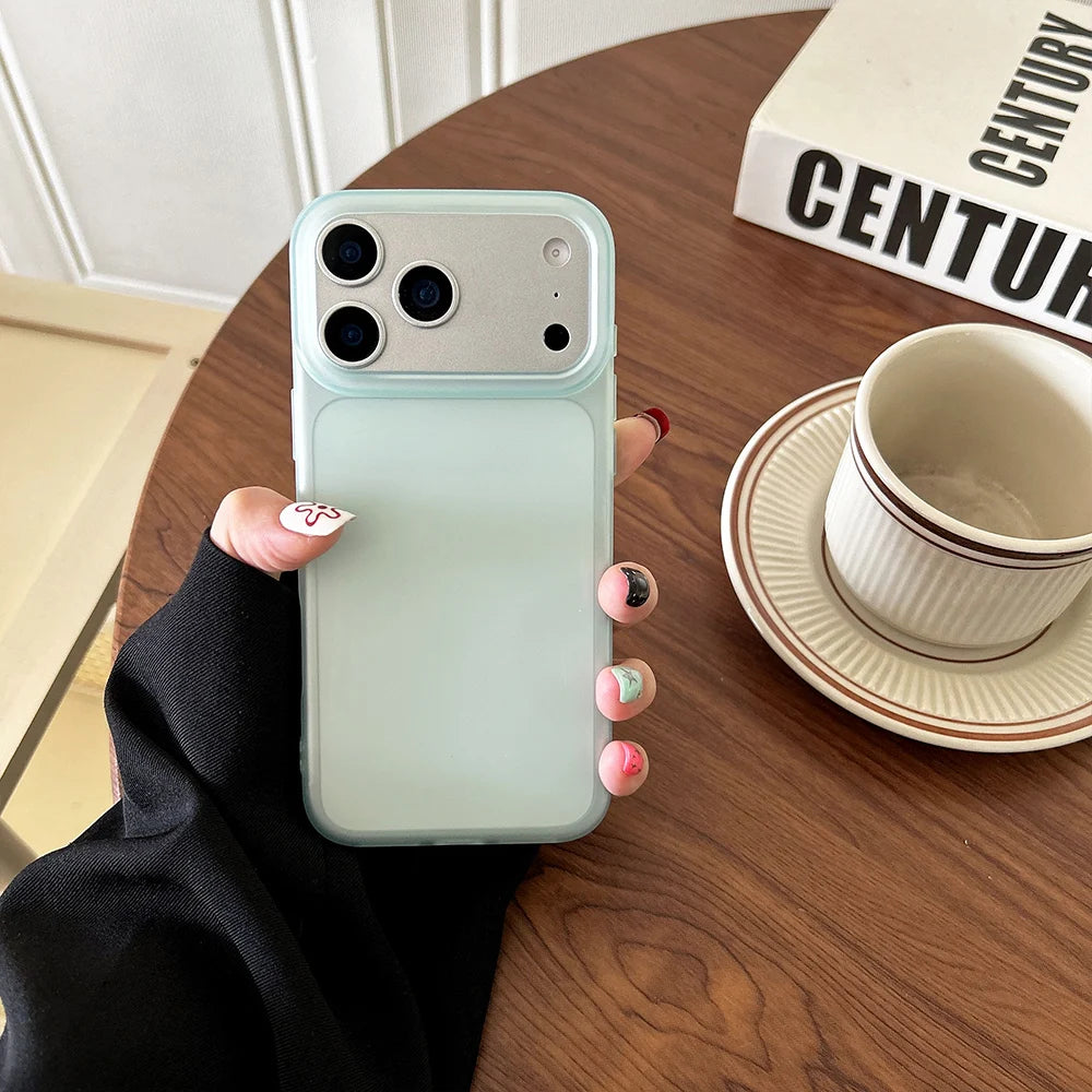 Clear Matte Silicone iPhone Case | Candy Color TPU Cover