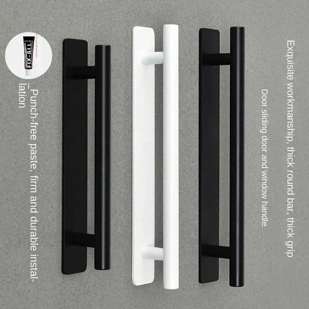 Aluminum Alloy Punch-Free Self-Adhesive Sliding Door Handle