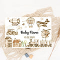 Personalized Baby Wooden Memory & Keepsake Box – Birth Stats