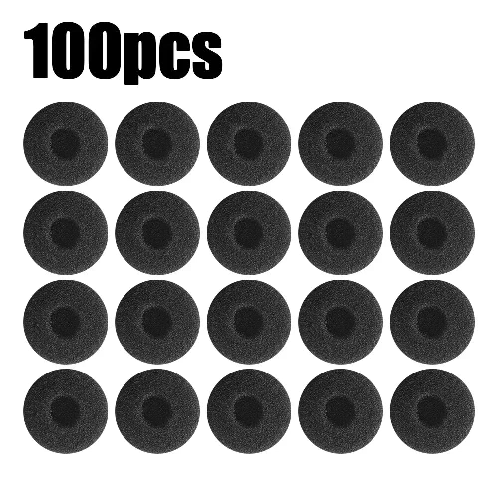 18mm Foam Earphone Ear Pads – Sponge Replacement Covers 20–200pk