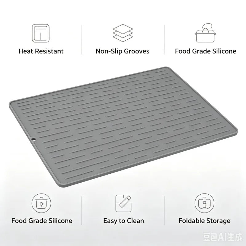 Large Silicone Stove Cover Mat 71x51cm – Cooktop Protector Pad