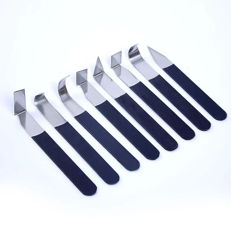 Stainless Steel Clay Sculpting & Carving Tool Set – 4 or 8 Pcs